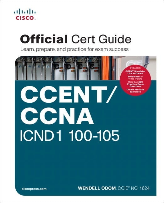 Ccent/Ccna Icnd1 100-105 Official Cert Guide - Wendell Odom  Gebunden
