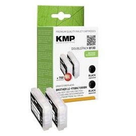 KMP B13D kompatibel zu Brother LC-970BK schwarz 2er Pack