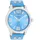 Oozoo OOZOO, blau, Armbanduhren, Damen, Quarzuhr, Armbanduhr, Damenuhr, Herrenuhr, Lederarmband, Ø 46mm