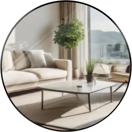 CLP Wandspiegel Elsie I Runder Spiegel in unterschiedlichen Größen I Rahmentiefe 3 cm, ideal für Wohnzimmer, Schlafzimmer oder Bad