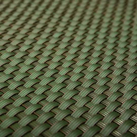 nyvi Balkonverkleidung 90 x 500 cm Grün Polyrattan