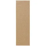 benuta Basic In- - Outdoor-Läufer Iowa Beige 80x250 cm - Teppich für Balkon, Terrasse - Garten