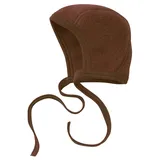 Engel - Baby-Häubchen - Mütze Gr 50/56 braun