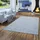 Snapstyle Schlingenteppich Memory Meliert Blau, 80x160cm
