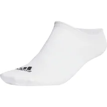 adidas Thin and Light No-Show Socken, 3 Paar White / Black 40-42