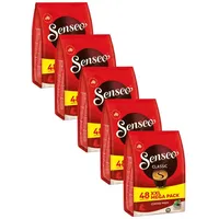 Senseo Kaffee Pads Classic 5 x 48 Kaffeepads XXL Pack - 240 Getränke, (Packung, 5er Pack)