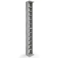 Vicco CD-Regal 21 x 20 x 183,6 cm Grau