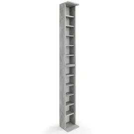 Vicco CD-Regal 21 x 20 x 183,6 cm Grau