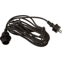 StarTrading Kabel mit E27 Lampenfassung für Lampenschirme/Hängeleuchten 5m