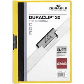 Durable Schnellhefter Duraclip 30 A4 Gelb