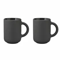 Stelton Kaffeetasse 0,35 l Schwarz 2 St.