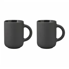 Stelton Kaffeetasse 0,35 l Schwarz 2 St.