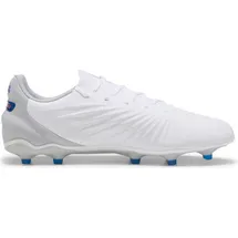 Puma King Match FG/AG Herren Puma White-Bluemazing-Flat Light Gray 47
