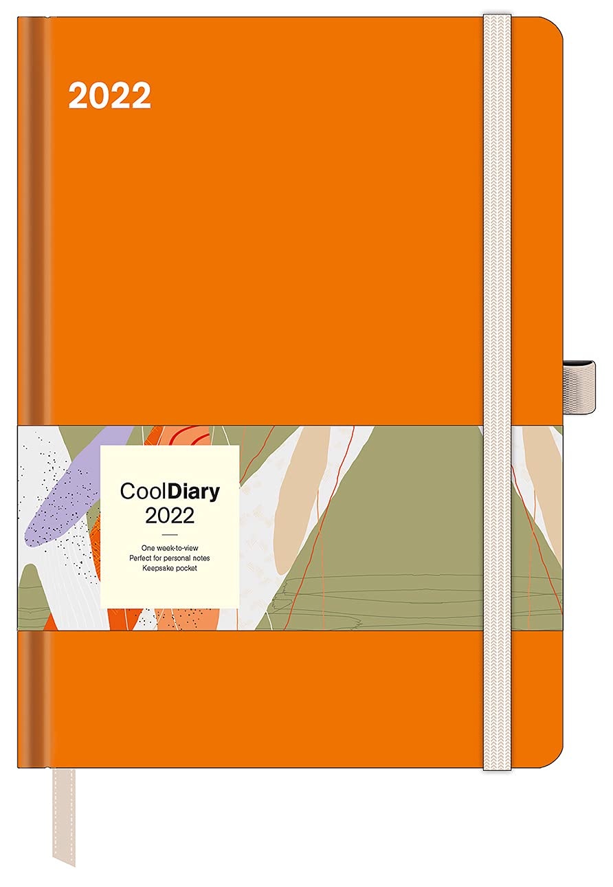 Orange 2022 - Diary - Buchkalender - Taschenkalender - 16x22: Cool Diary