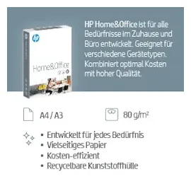 HP Home & Office A4 80 g/m2 500 Blatt