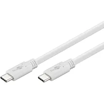 goobay 67193 USB 3.1 Typ C Kabel 0,5m USB-C auf USB-C, 60W Schnellladekabel
