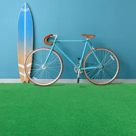 Steffensmeier Rasenteppich, Grün, Kunststoff, Rechteckig, 100x600 cm