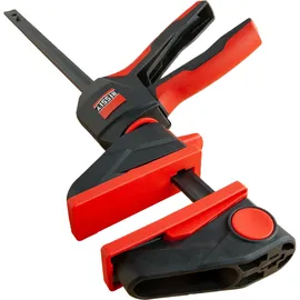Bessey Einhandzwinge Kunststoff/Polyamid/ Stahl 110 mm schwarz/rot