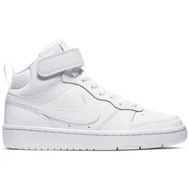 Nike Court Borough Mid 2 Sneaker Kinder white/white-white 36.5