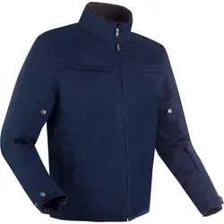 Bering Cruiser wasserdichte Motorrad Textiljacke, blau, Größe S für Männer