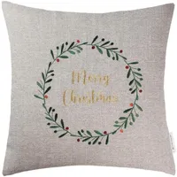 Tom Tailor Zierkissenhülle, Grün, Textil, 45x45 cm, Wohntextilien, Bezüge,