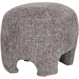 VCM Pouf Nazare Kunststoff, Polyester, Stoff 53 x 38 x 41 cm Beige