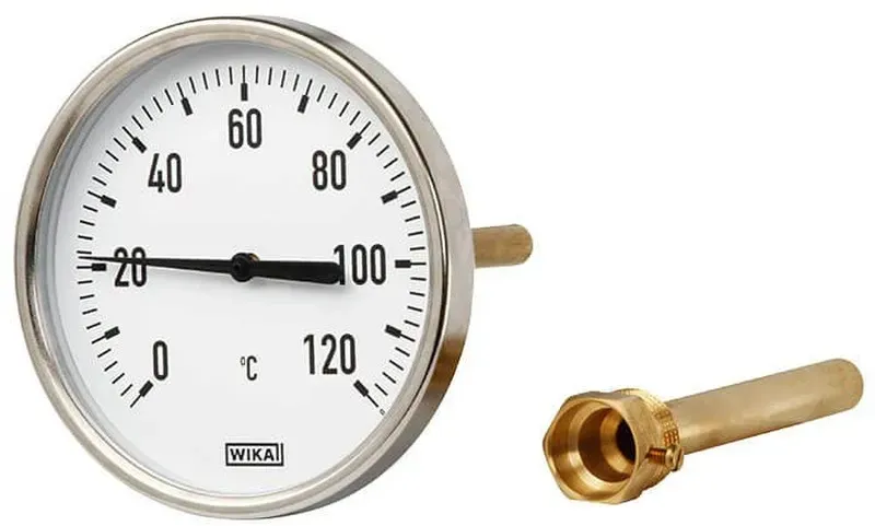 Wika Wiegand Bim.-Therm.50.10.100 Alu 3902978