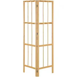 [en.casa] Garderobenpaneel Hyllestad 165,5 x 92 x 8 cm Bambus