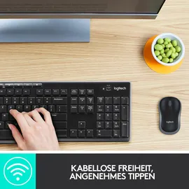 Logitech MK270 Wireless Combo Keyboard DE Set 920-004511