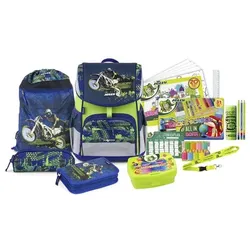 JOLLY Schulranzen-Set »ERGONOMIC FLEXI« blau