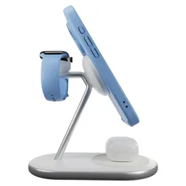 PURO Mag Station 3-in-1 Ladestation mit Qi2-Technologie - Weiß