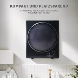 Merax Mini-Ablufttrockner (2.5 kg) schwarz