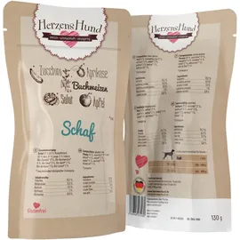 HerzensHund Schaf mit Zucchini 18 x 130 g