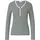 s.Oliver Ripp-Langarmshirt Petrol/Weiß 3XL