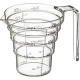 Yamazaki Messbecher 200 ml, LAYER Messbecher, Transparent