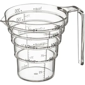 Yamazaki Messbecher 200 ml, LAYER Messbecher, Transparent