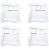 Villeroy & Boch Grillteller 27 x 27 cm weiß 4er Set