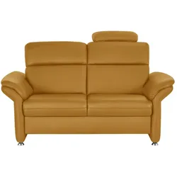 Kollektion Kraft Einzelsofa Leder Manon ¦ gelb ¦ Maße (cm): B: 170 H: 94 T: 92