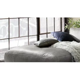 KAWOLA Ecksofa motorischer Relaxfunktion LOLA grau Webstoff Relaxfunktion