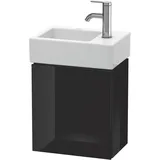 Duravit Waschtischunterschrank 1 Tür 36,4 x 40 x 24,1 cm Schwarz Hochglanz