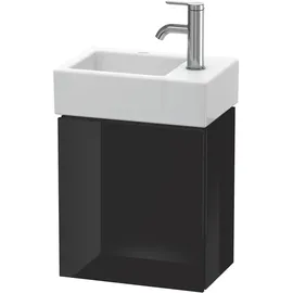 Duravit Waschtischunterschrank 1 Tür 36,4 x 40 x 24,1 cm Schwarz Hochglanz