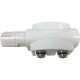 Belrad Ventil-Armaturen Set Multiblock Universal Eck-/Durchgangsform + Thermostatkopf