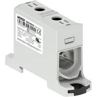 MOREK Hauptleitungsklemme Anschlußklemme Hauptklemme 6-95mm2 grau 1P OTL 95 Morek MAA1095A10