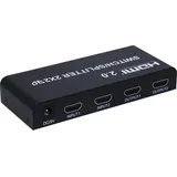 PremiumCord HDMI Switch 2:2 mit Fernbedienung,