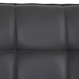 Mendler Esszimmerstuhl HWC-C41 Kunstleder grau 2er Set