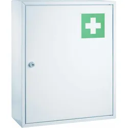 ALCO Erste-Hilfe-Verbandschrank Stahl lackiert 360x150x450mm weiß
