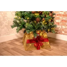 Grundig Weihnachtsbaum Rock Korb 45 x 45 x 27,5 cm Rot