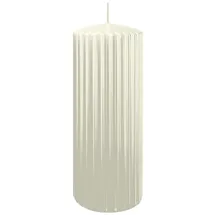 Wiedemann Kerzen Rillen Kerzen 200 x Ø 80 mm 4 St. elfenbein
