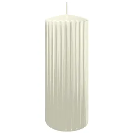 Wiedemann Kerzen Rillen Kerzen 200 x Ø 80 mm 4 St. elfenbein