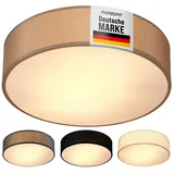 monzana 2-flammig rund taupe